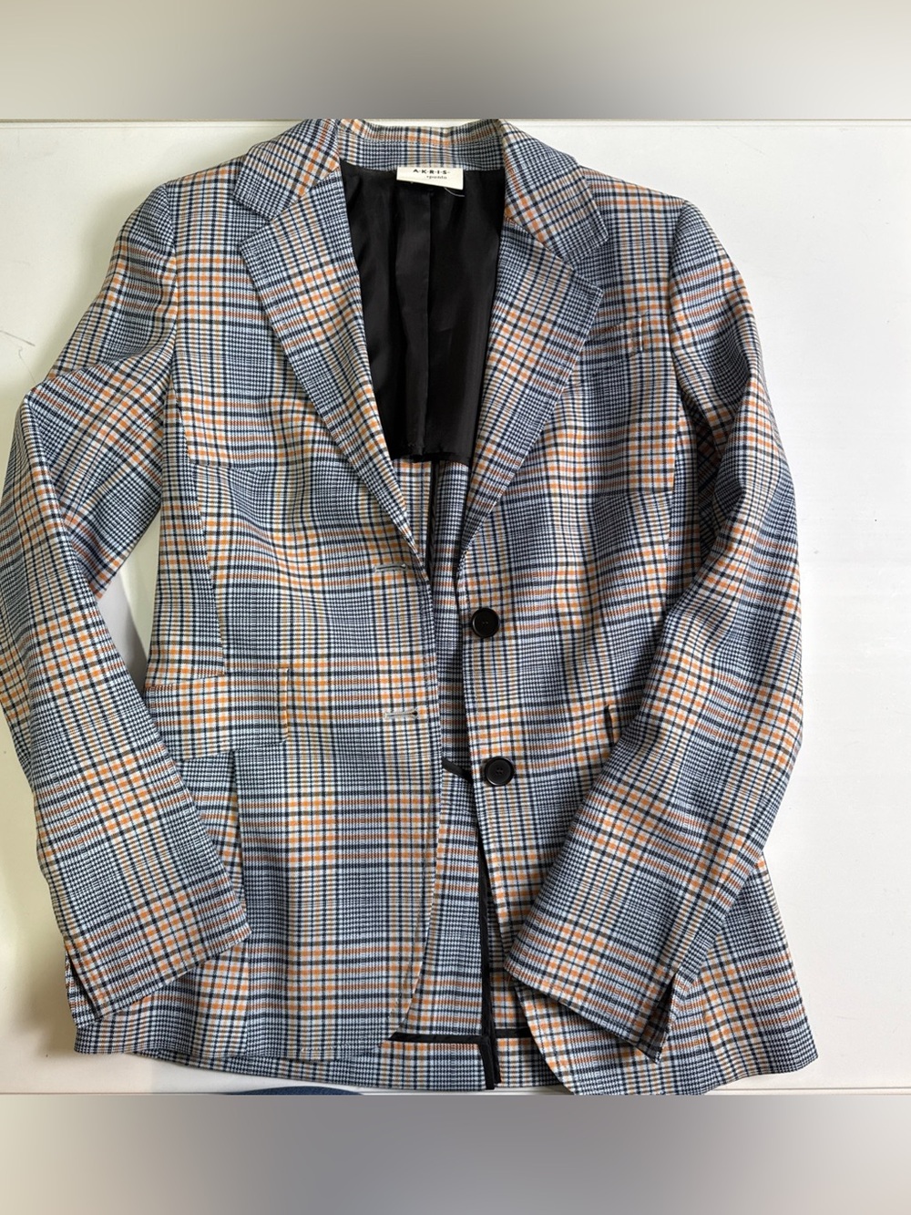 Women’s Akris Punto wool plaid blazer sz 4